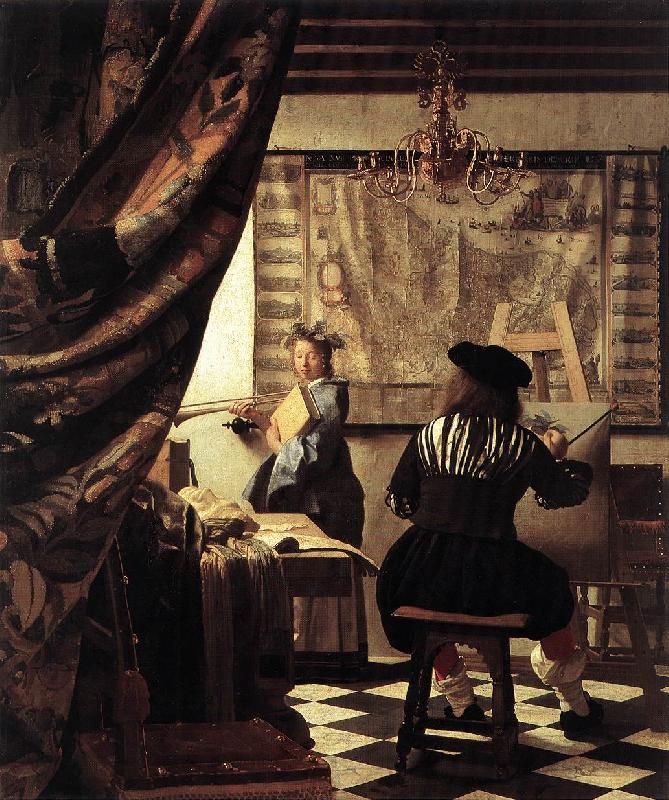 VERMEER VAN DELFT, Jan The Art of Painting er